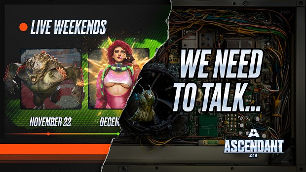 We need to talk...