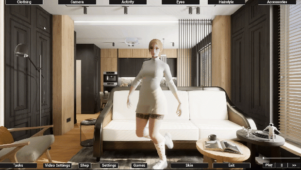 Virtual Girlfriend Lia - Teacher's Outfit