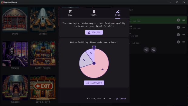 Spin the Wheel: Earn Smithing Stones in Depths of Endor!