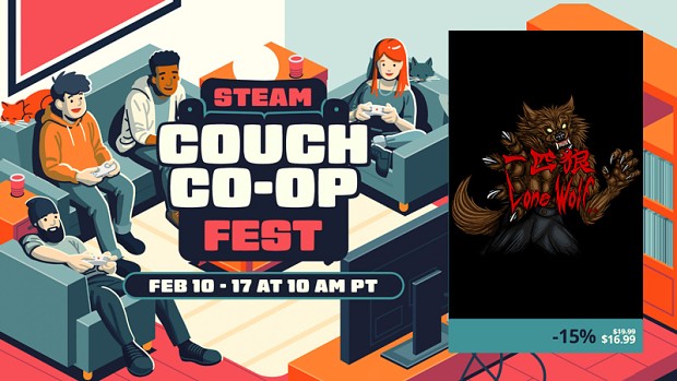 Lone Wolf is on sale on Steam for the Couch Co-Op Fest