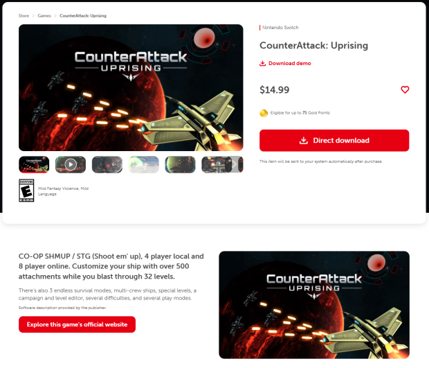 Demo Live on Nintendo Switch eShop!