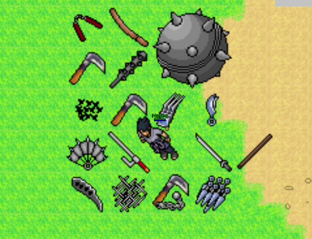 New weapons available on the server!
