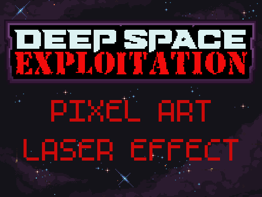 Pixel Art Laser Effect
