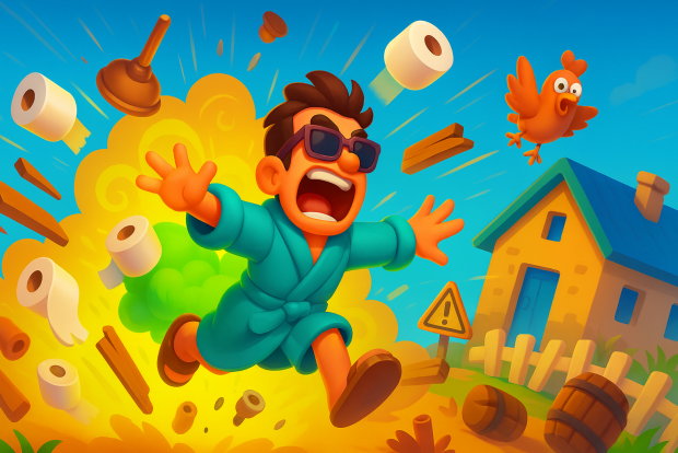 Fartcore reveal — ragdolls, gas-boosts, instant retries