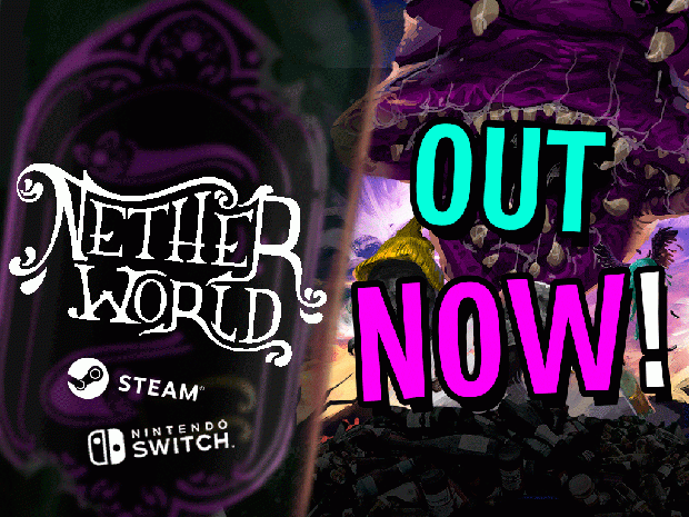 NetherWorld Is Finally Out on Steam & Switch!! | Sept Devblog 2025