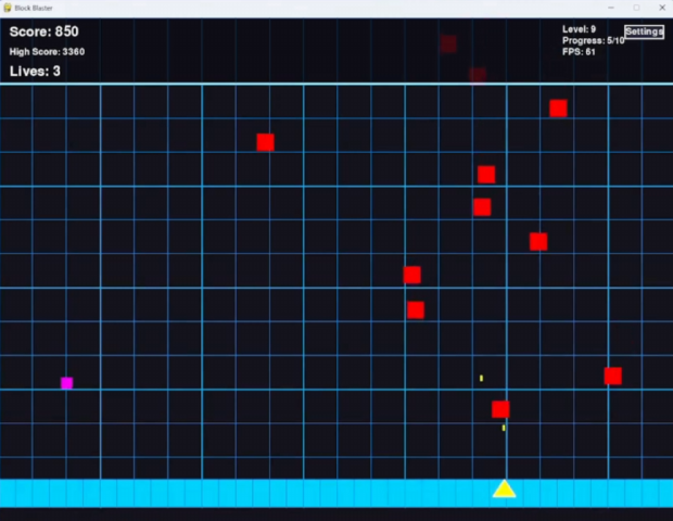 Block Blaster — Retro Arcade Chaos with Boss Battles 🎮