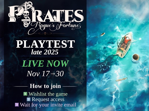 The PLAYTEST is live, come join the crew!