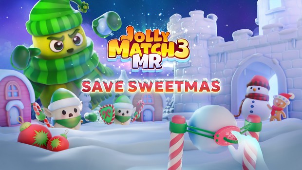 Slingshots Ready! Sweetmas Needs You in Jolly Match 3 MR Game