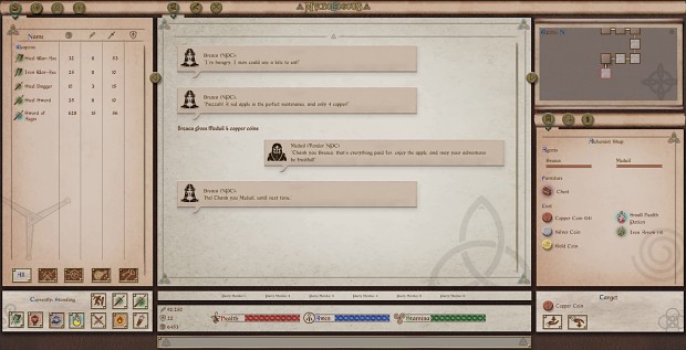 Designing UI for a Living Text RPG: The Evolution of Mythologous