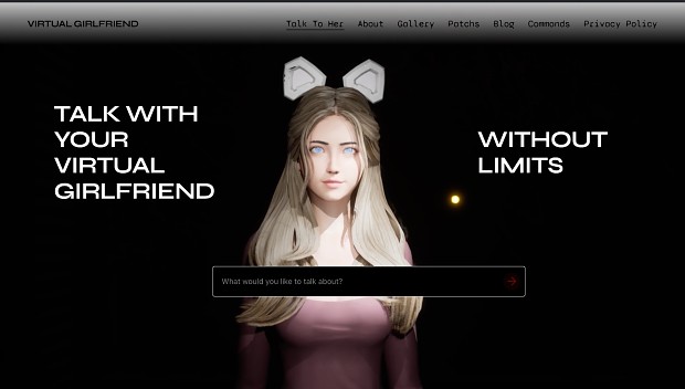 Virtual Girlfriend Chatbot — Now on the Website