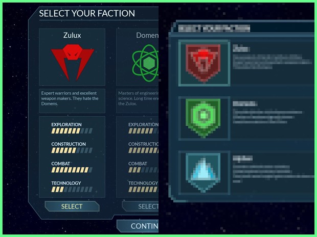 New UI for indie strategy game Virtualord