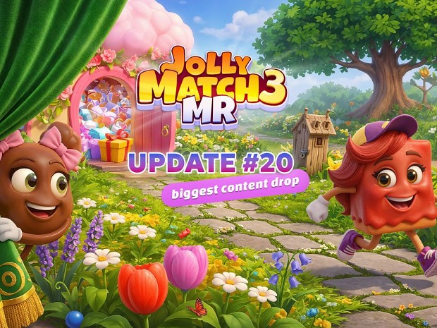 Spring Bloom Brings the Biggest Update Yet to Jolly Match 3 MR