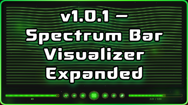 v1.0.1 — Spectrum Bar Visualizer Expanded