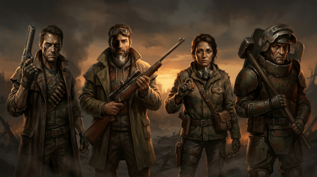 Devlog #4 - Meet the Four Heroes of Deckalypse