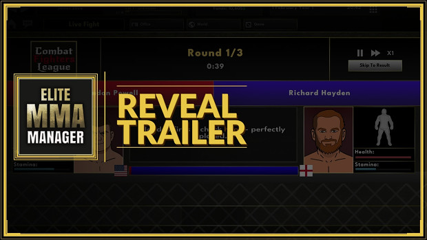  Elite MMA Manager | Reveal Trailer
