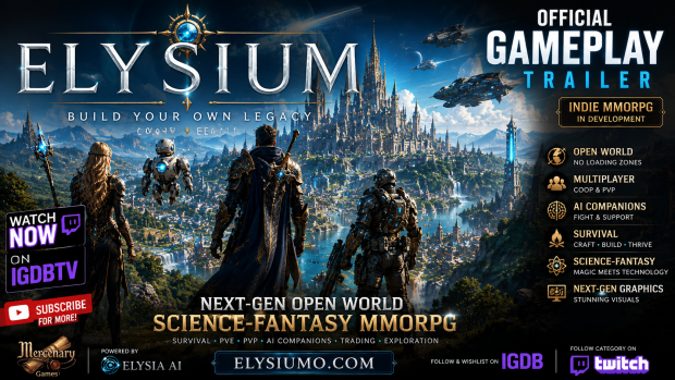 WOW news! ELYSIUM — Official IGDB Listing & Gameplay Trailer