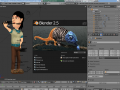 Changing the 3D modeling plataform to Blender 2.5
