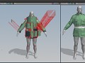 A brief look of the character model workflow 