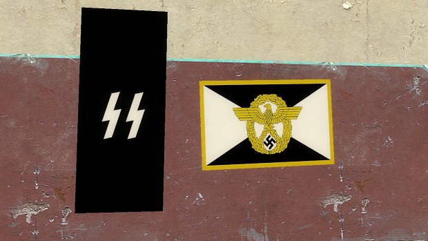 Nazi SS and police Flags