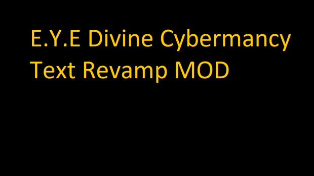 EYE Text Revamp Mod v1.3