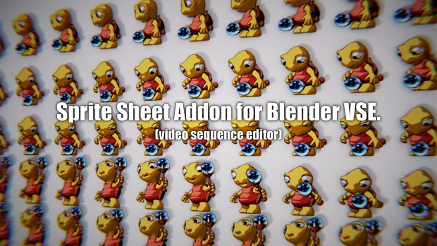 Sprite Sheet Addon for Blender VSE