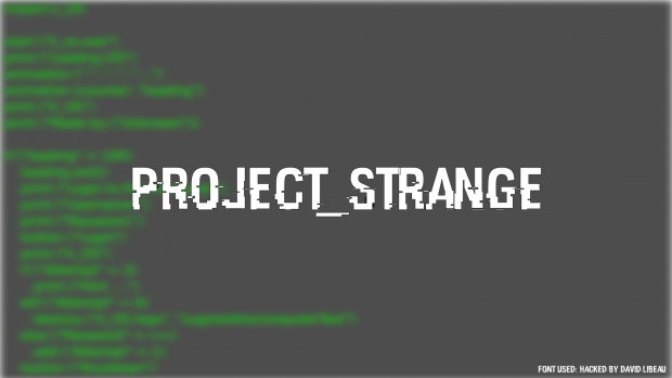 Project Strange v. 1.2.0 Installer