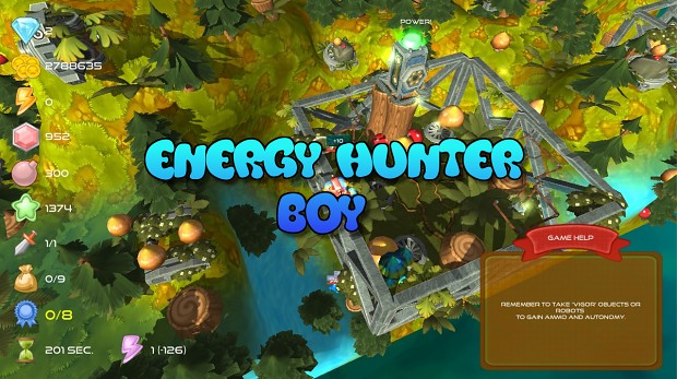Energy Hunter Boy - game manual and features