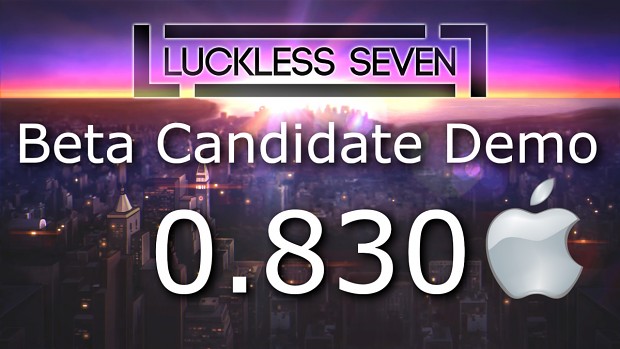 Luckless Seven Beta Candidate 0.832 for MacOSX