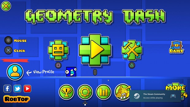 Geometry Dash PS4 Prompts