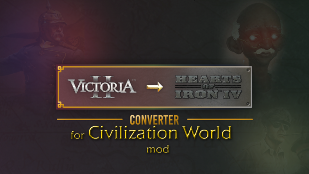 Vic2 to HOI4 converter for Civilization World mod