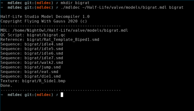 Half-Life Studio Model Decompiler v1.1(Win32, Linux)