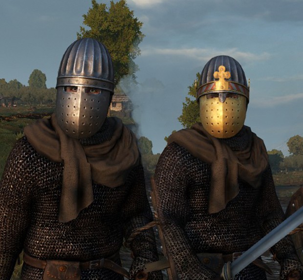 Fluted Helm With Faceplate