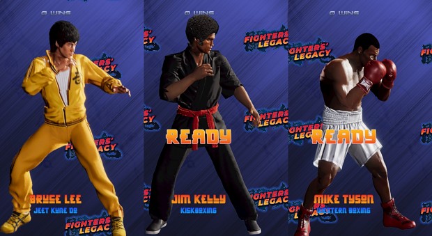 FIGHTERS LEGACY - Real Character Names by Luan Jaguar King 1993