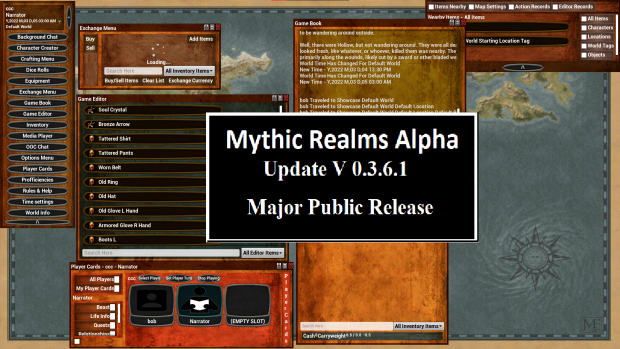 Mythic Realms Update V 0.3.6.1 Patch 1