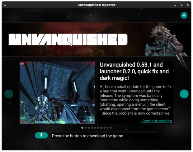 Unvanquished Launcher 0.2.0