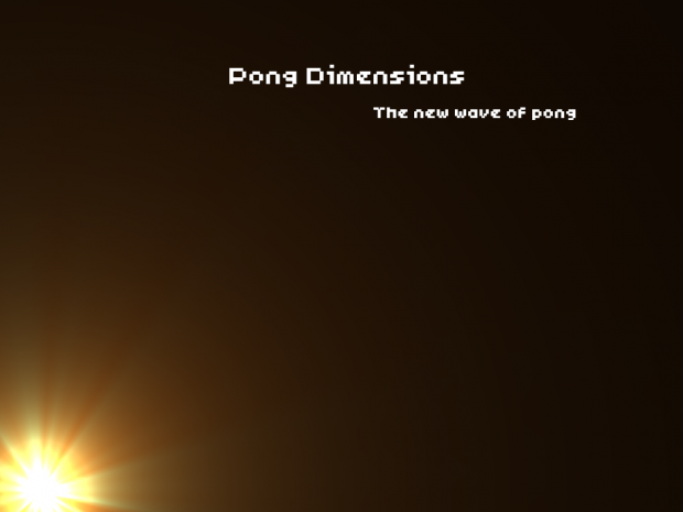 Pong Dimensions BETA 1