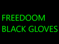 FREEDOOM BLACK GLOVES