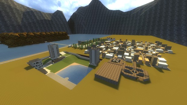 qs_bigmap map for Quake Sandbox