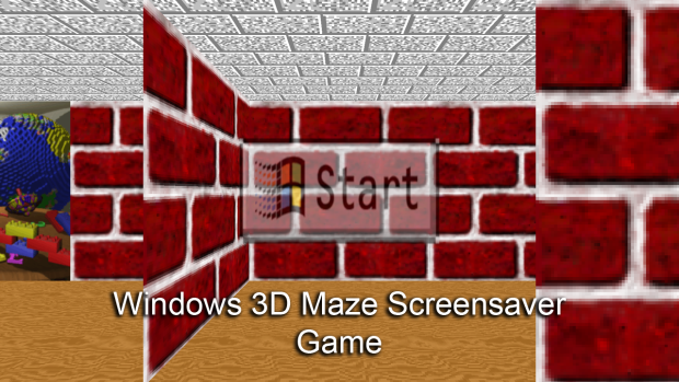 Windows 3D Maze Screensaver Game v1.2