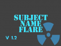 Subject Name Flare 1.2