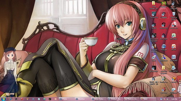 Vocaloid theme for Win7