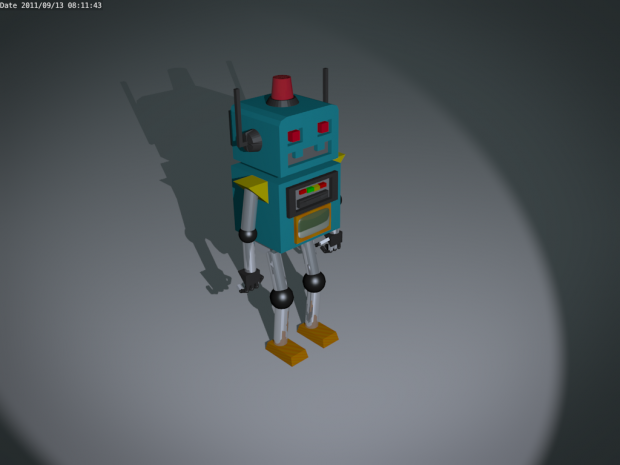 Simple rigged Robot! .blend