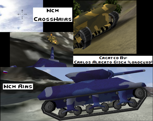 Real Tank Wheels and CrossHairs
