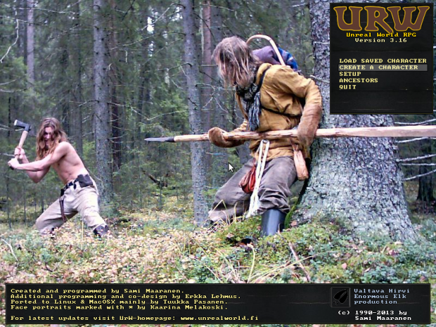 UnReal World RPG v3.16  Mac