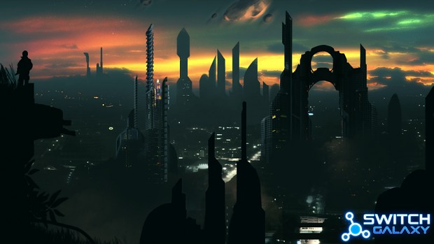 Switch Galaxy Wallpaper: Dark City