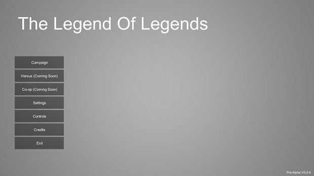 The Legend Of Legends Pre-Alpha v0.1.1 Win64