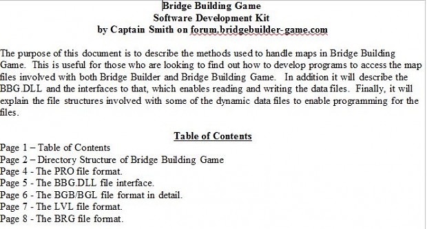 Bridge Building Game SDK