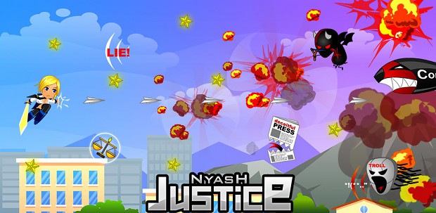 Nyash Justice. Prosecutor-chan game