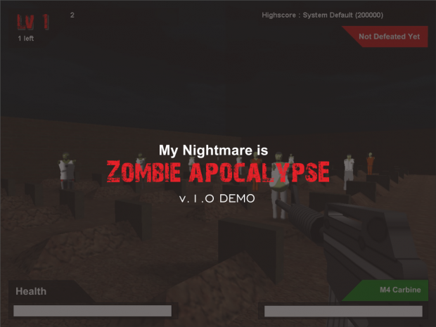 My Nightmare is Zombie Apocalypse v1.0 DEMO