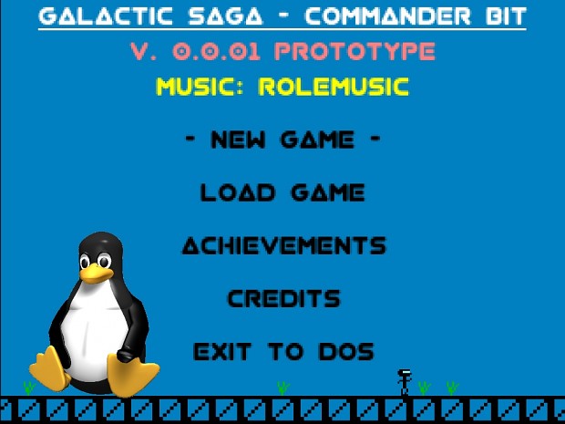 Galactic Saga - Commander Bit Demo Prototype Linux